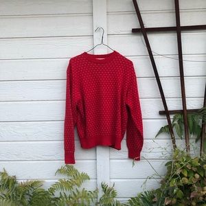 Vintage Red Sweater